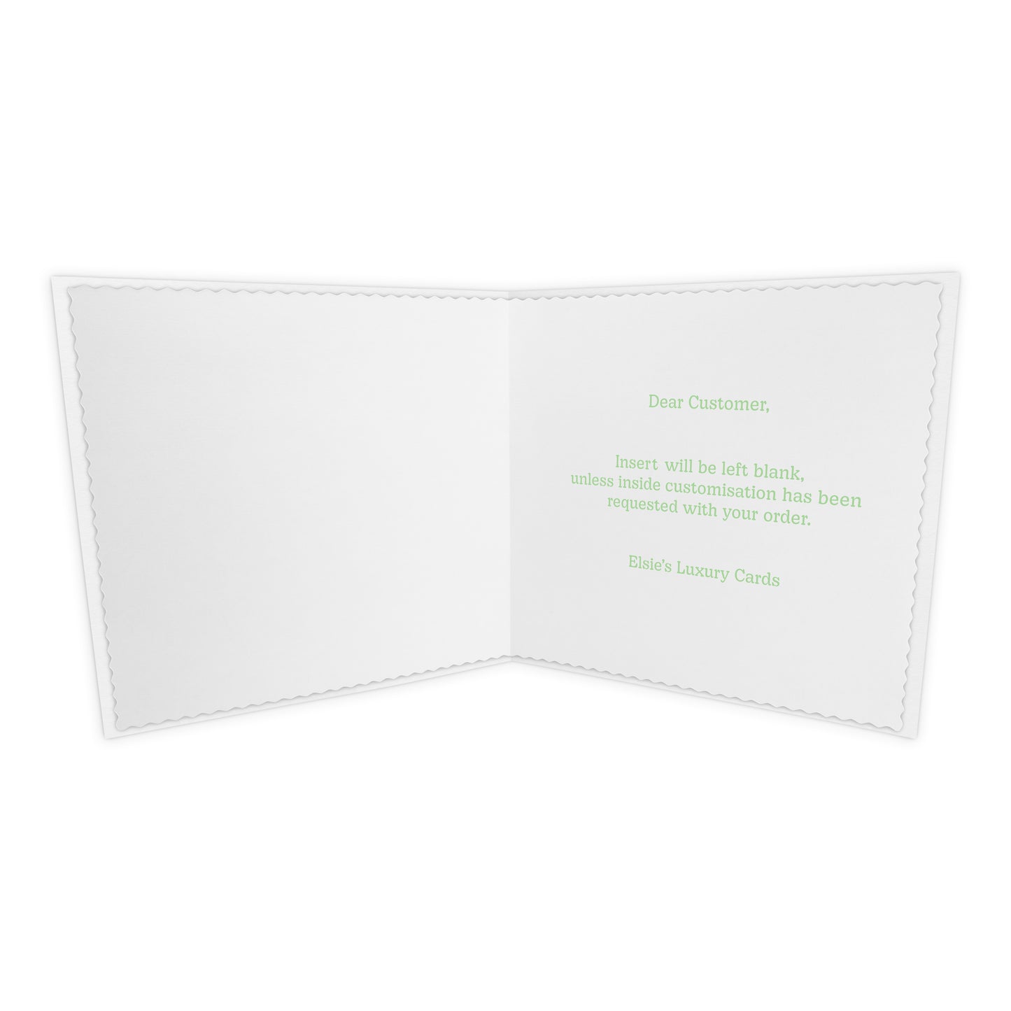 Personalised Birthday Card (Peeping Bunny) - Green