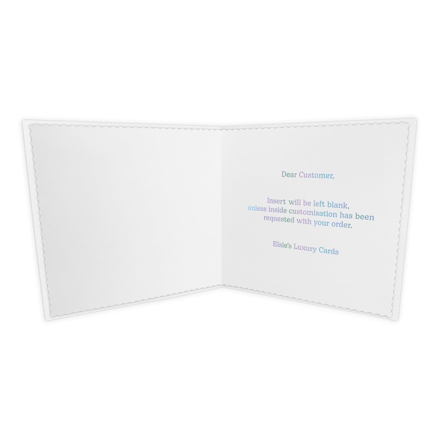 Personalised Birthday Card (Peeping Bunny) - Multi