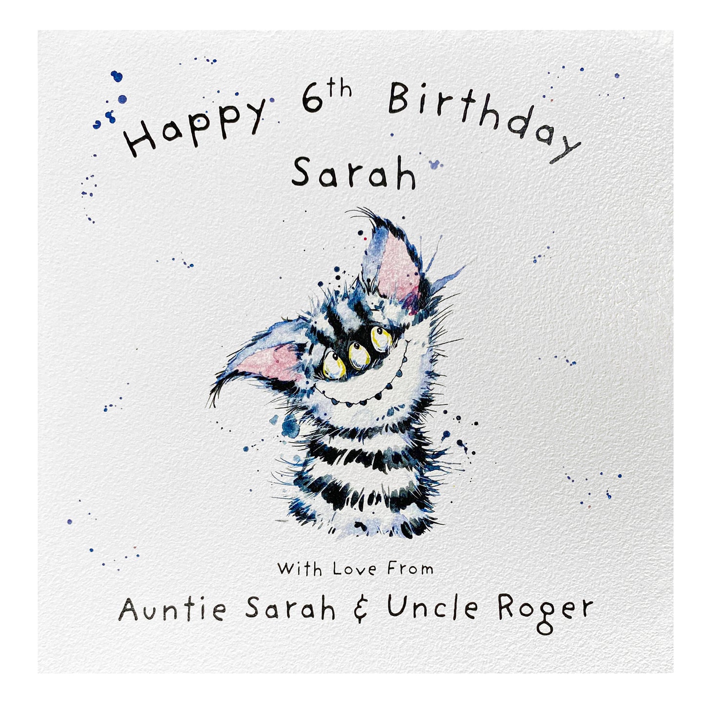 Personalised Birthday Card (Little Monsters) Monster C