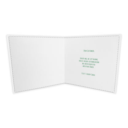 Personalised Christmas Card (Snowman)