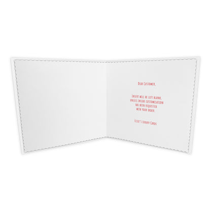 Personalised Christmas Card (Penguin)