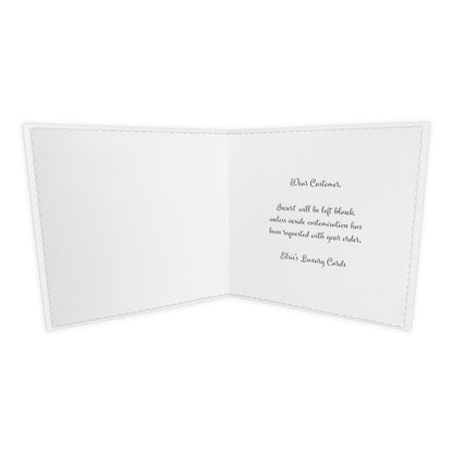 Personalised Christmas Card (Peeping Rudolf)