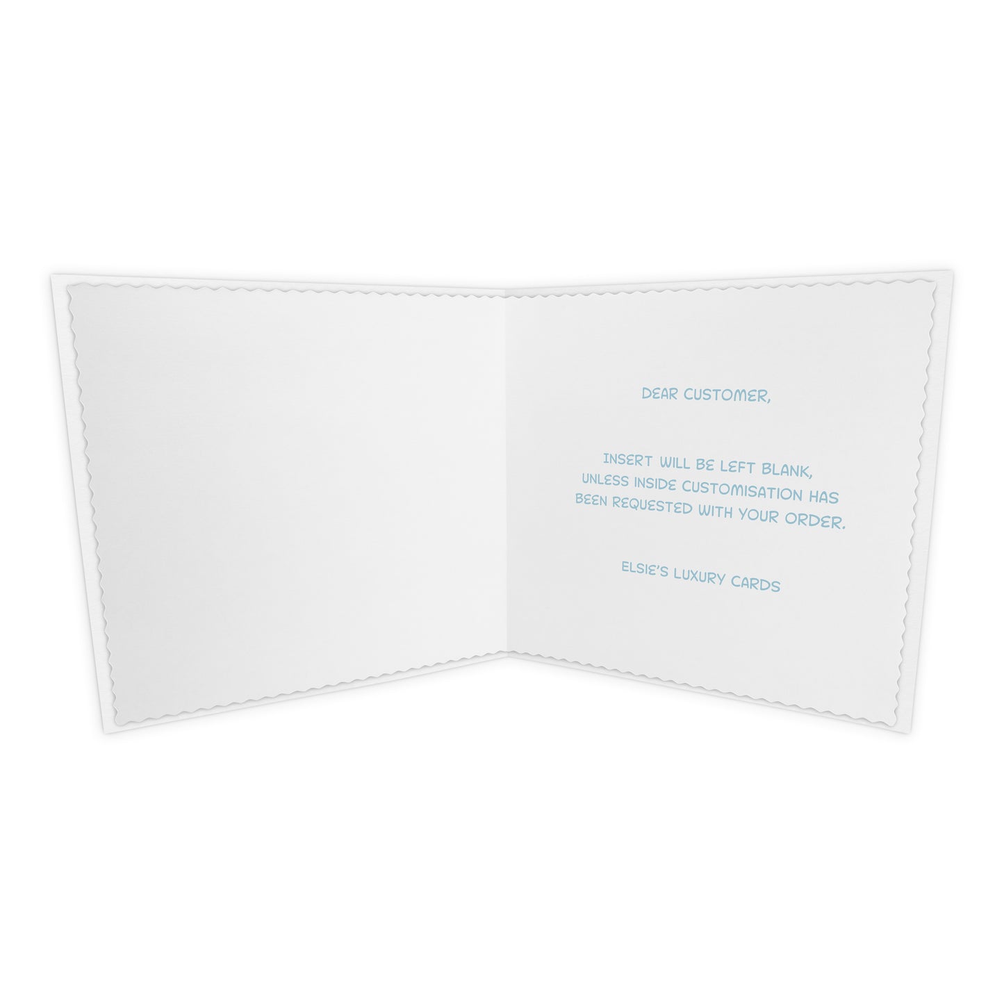 Personalised Birthday Card Balloon Animals (Rhino)  - Blue