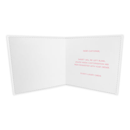 Personalised Birthday Card - Balloon Animals (Panda)  - Pink