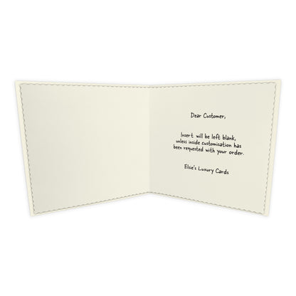 Personalised New Home Card (Home Sweet Home) - Ivory