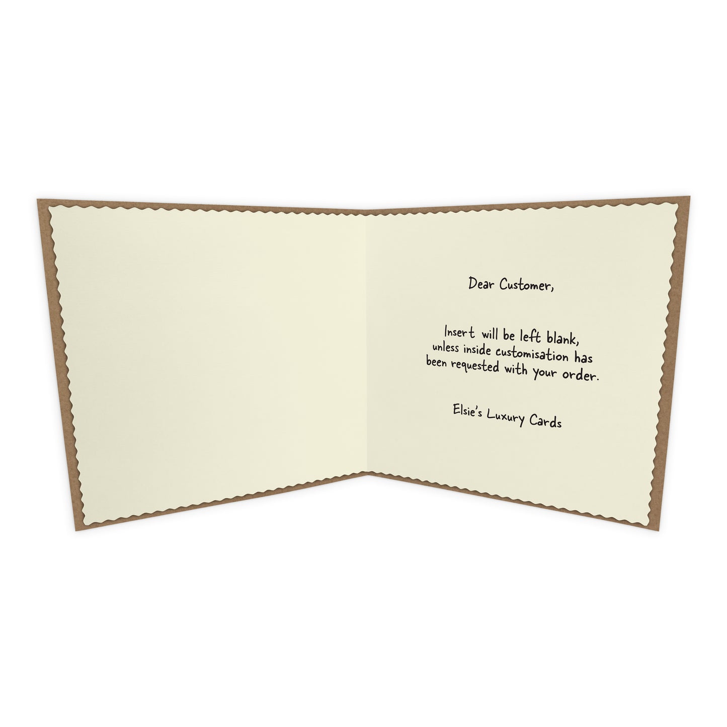 Personalised New Home Card (Home Sweet Home) - Kraft