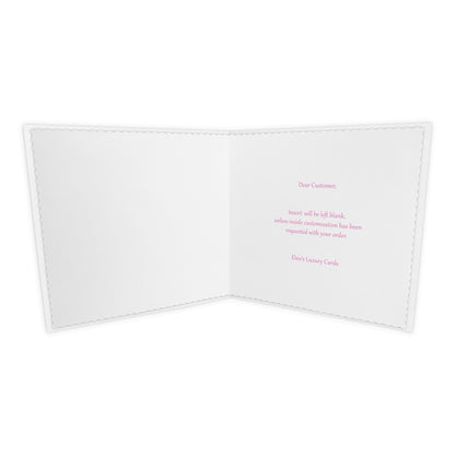 Personalised Birthday Card (Love Heart Flowers)
