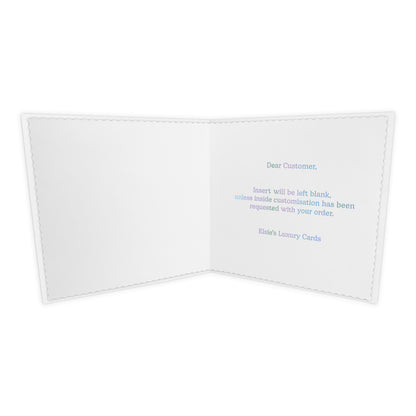 Personalised Birthday Card (Peeping Bunny) - Multi