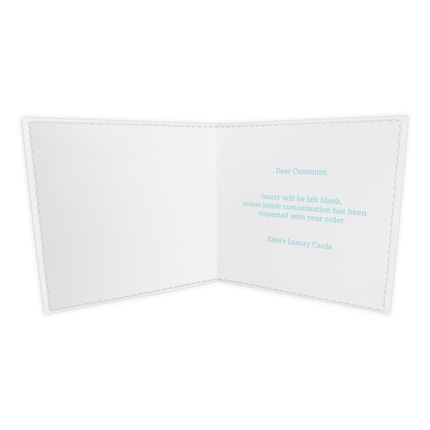 Personalised Birthday Card (Peeping Bunny) - Turquoise