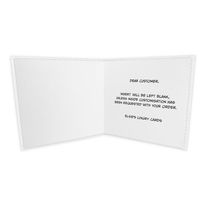 Personalised Birthday Card (Headphones) - Yellow
