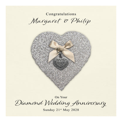 Personalised Anniversary Card (Diamond 60th)