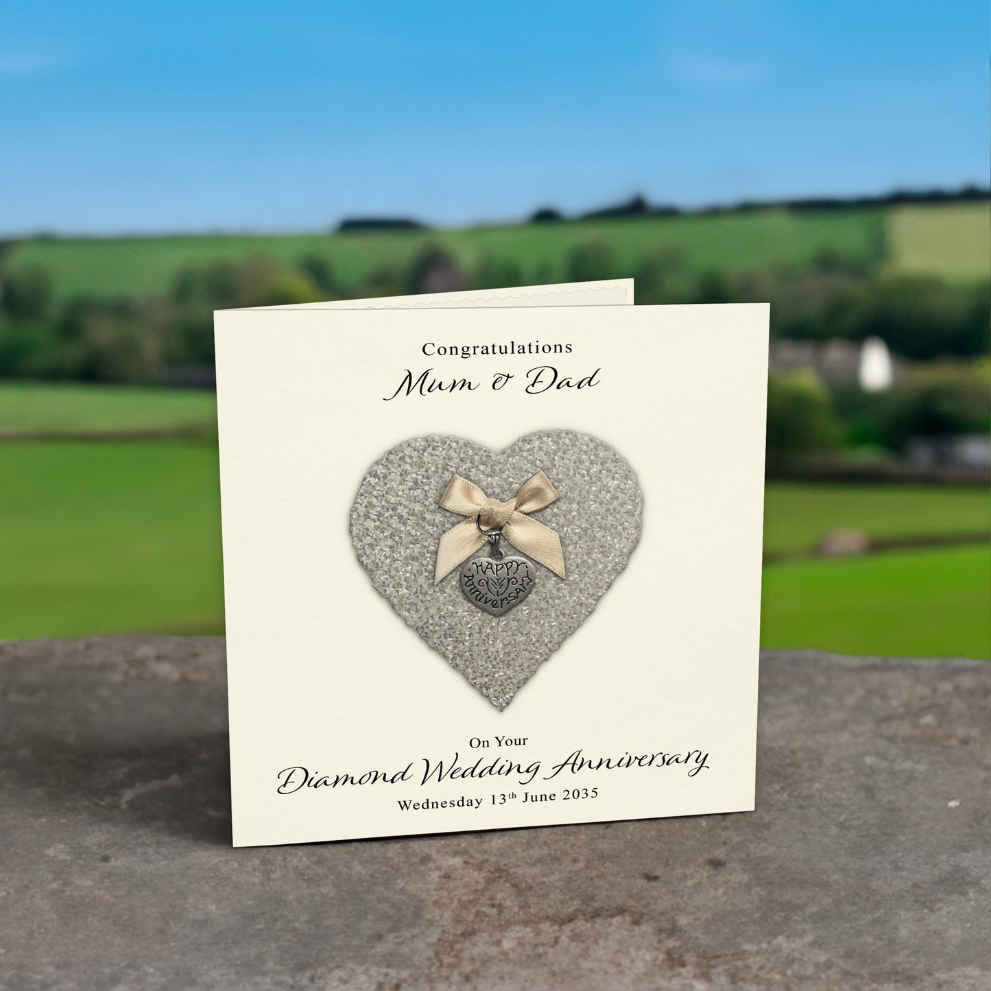 Personalised Anniversary Card (Diamond 60th)