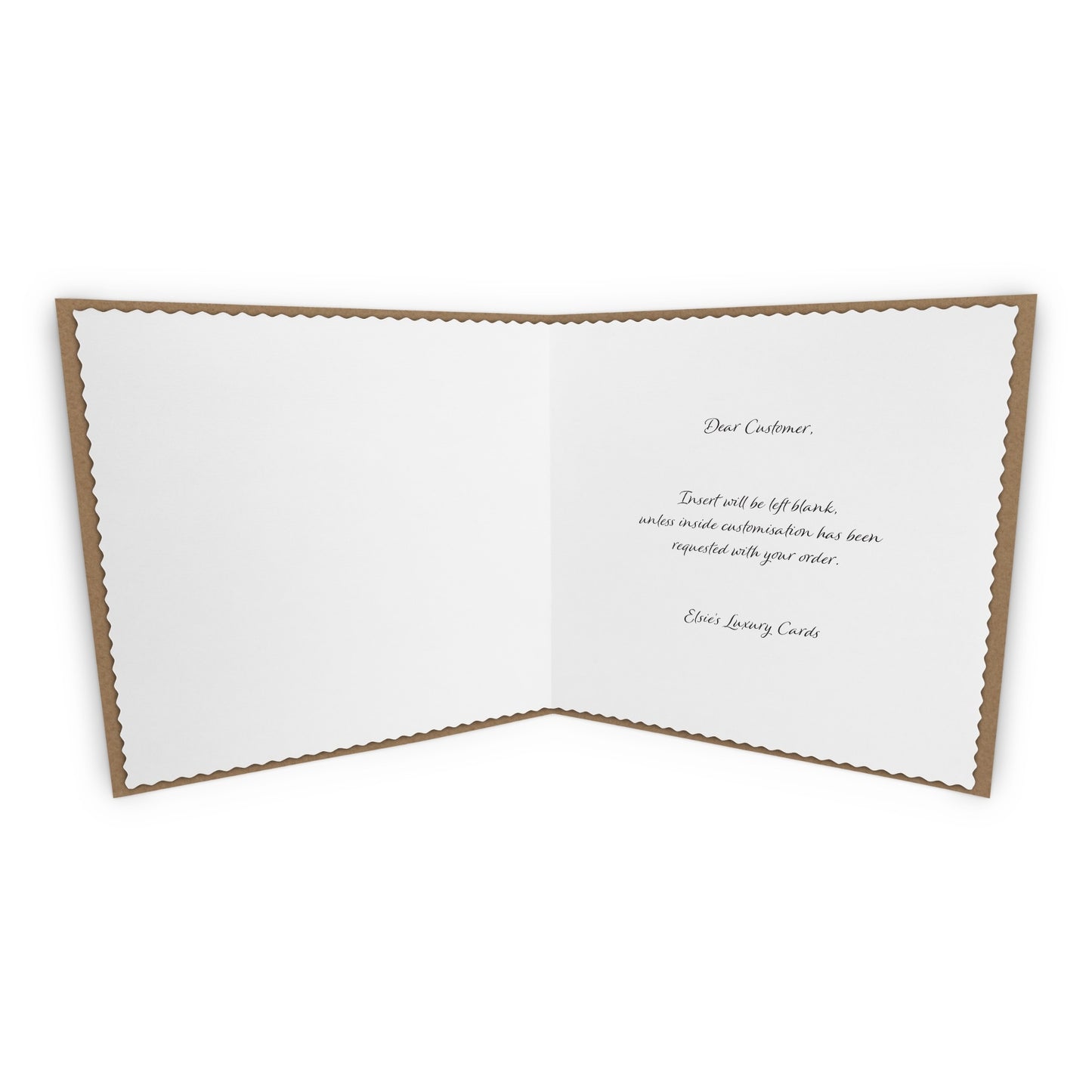 Personalised New Home Card (Key Charm & Bow) - Kraft Cardstock