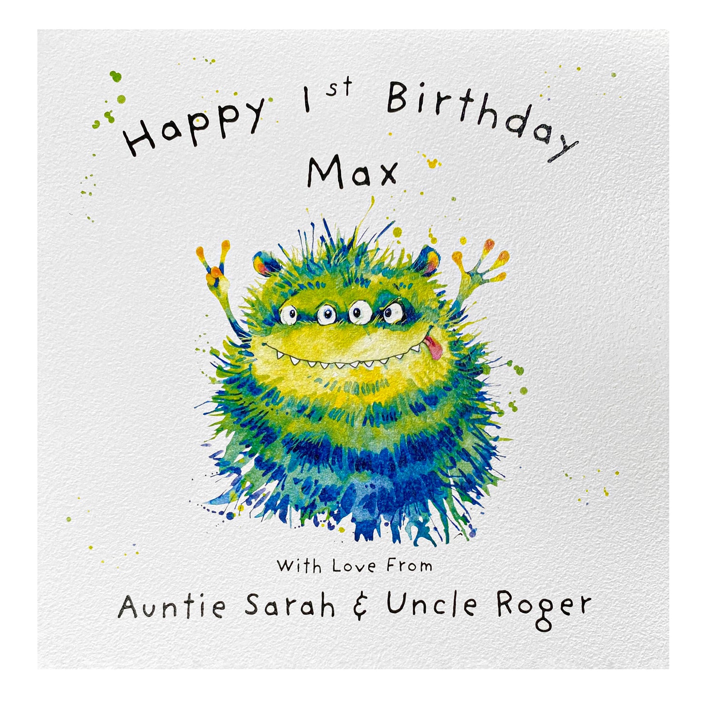 Personalised Birthday Card (Little Monsters)